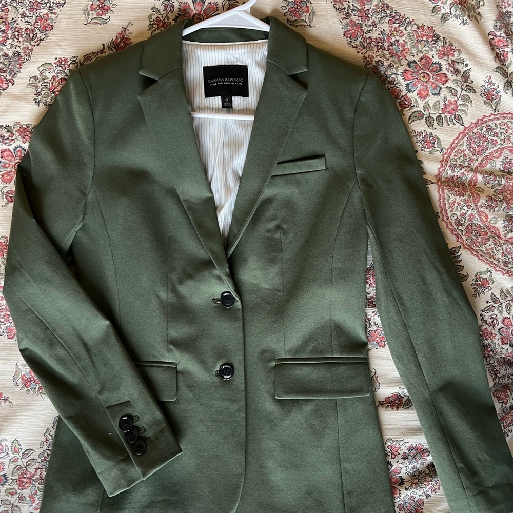 Banana Republic Women's Green Blazer